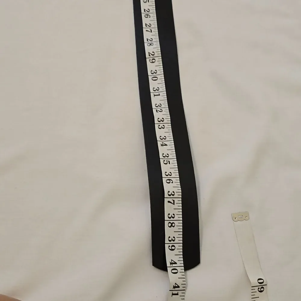 Balibelts Studio Black‎ Leather Silver Studded  Belt Small NWOT!